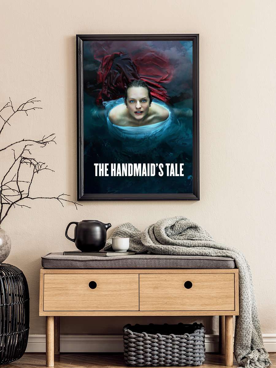 The Handmaid's Tale Dizi Tablo Siyah Çerçeveli Dizi Poster Duvar Tablo