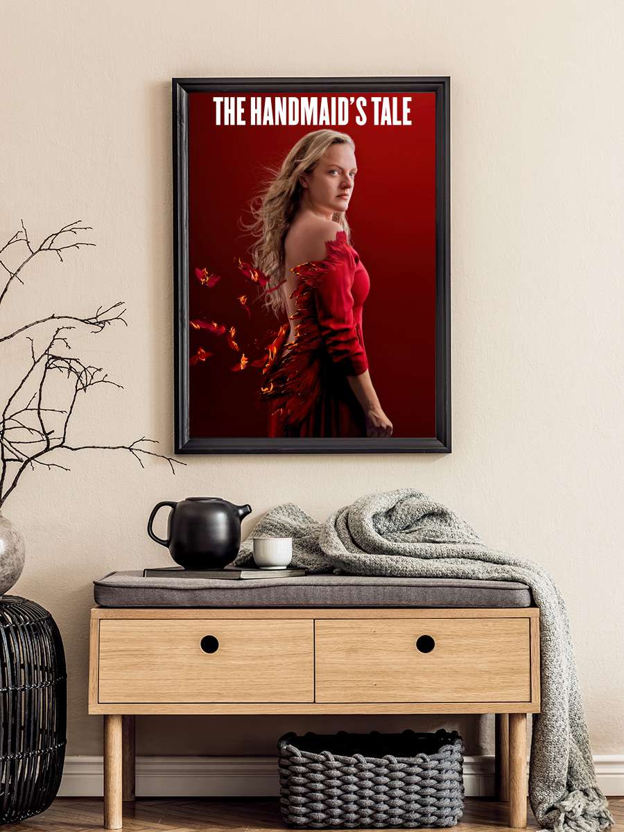 The Handmaid's Tale Dizi Tablo Siyah Çerçeveli Dizi Poster Duvar Tablo