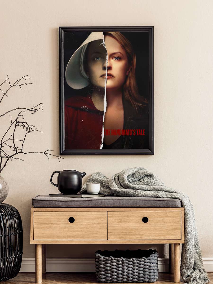 The Handmaid's Tale Dizi Tablo Siyah Çerçeveli Dizi Poster Duvar Tablo