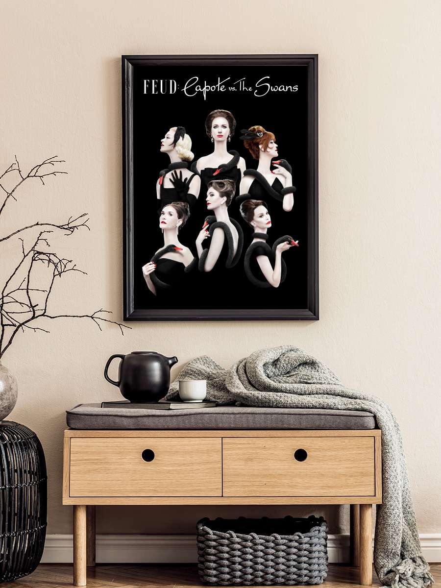 FEUD Dizi Tablo Siyah Çerçeveli Dizi Poster Duvar Tablo