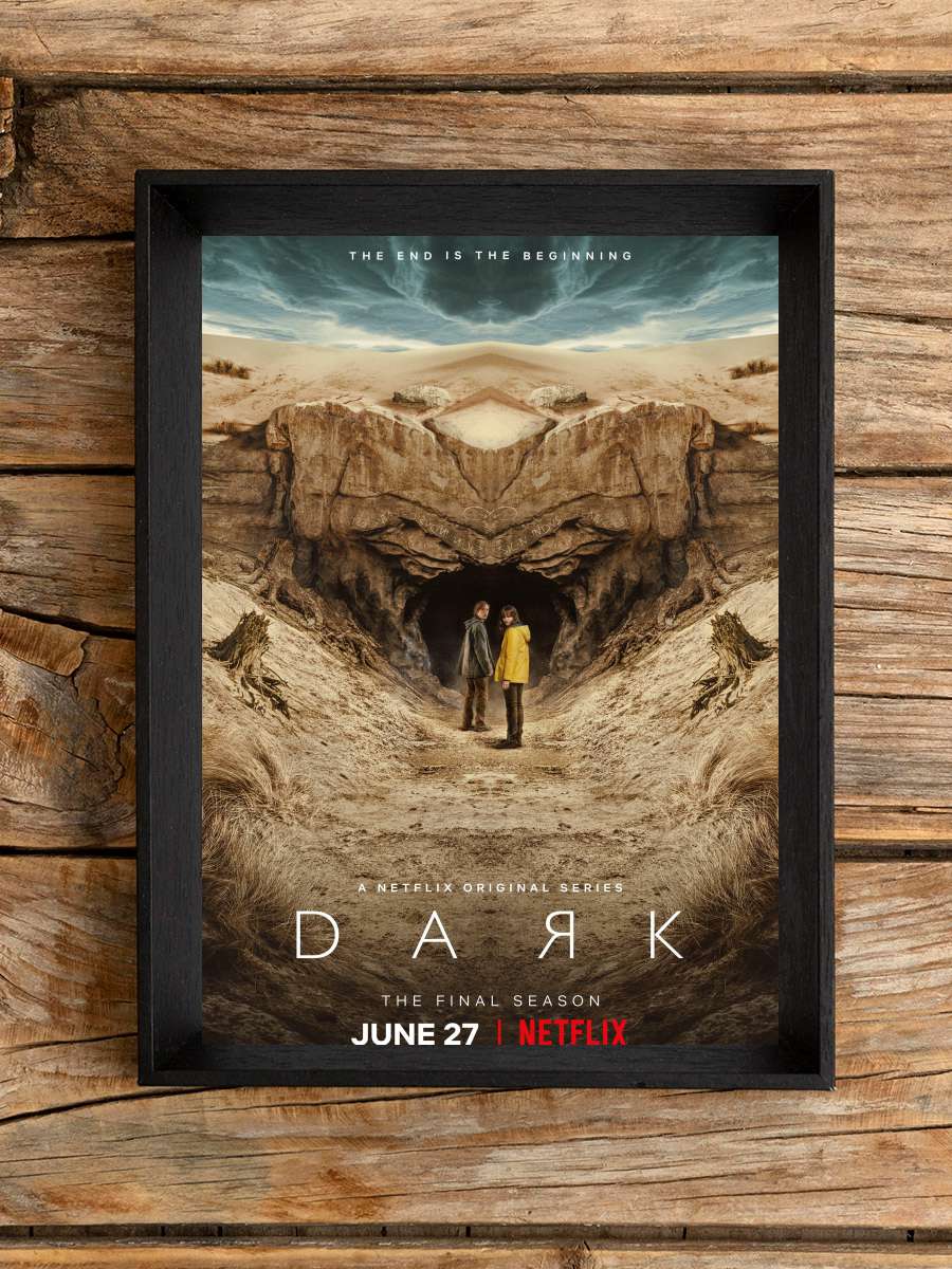 Dark Dizi Tablo Siyah Çerçeveli Dizi Poster Duvar Tablo