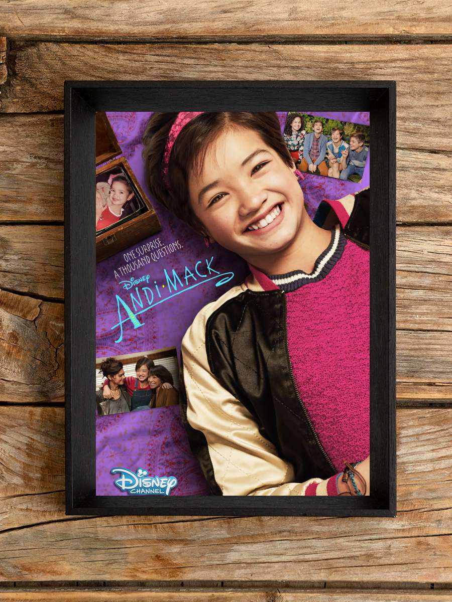 Andi Mack Dizi Tablo Siyah Çerçeveli Dizi Poster Duvar Tablo