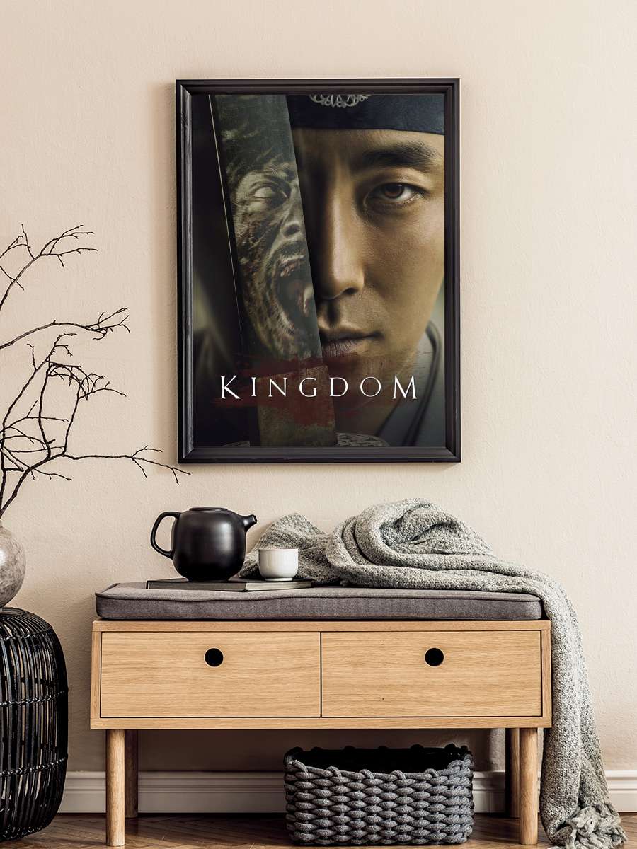 Kingdom - 킹덤 Dizi Tablo Siyah Çerçeveli Dizi Poster Duvar Tablo