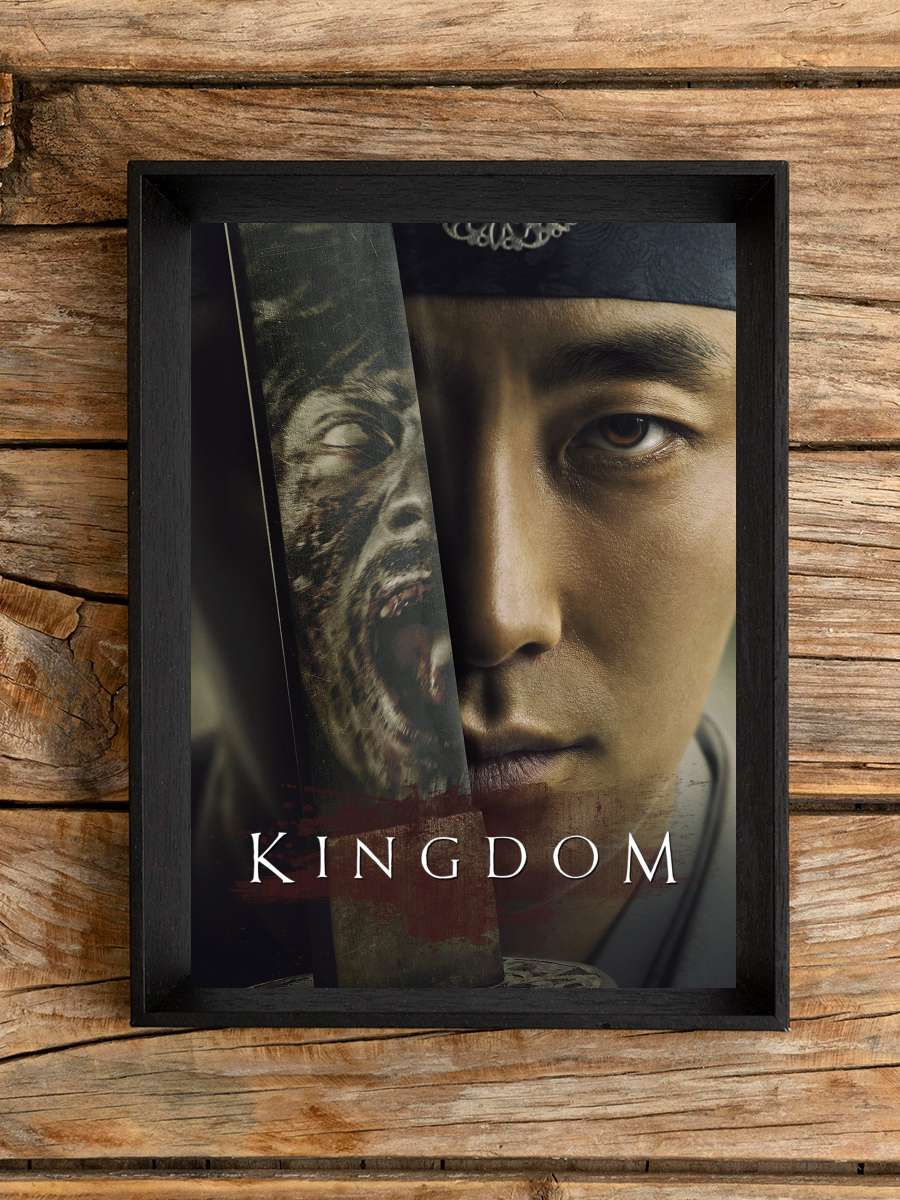 Kingdom - 킹덤 Dizi Tablo Siyah Çerçeveli Dizi Poster Duvar Tablo