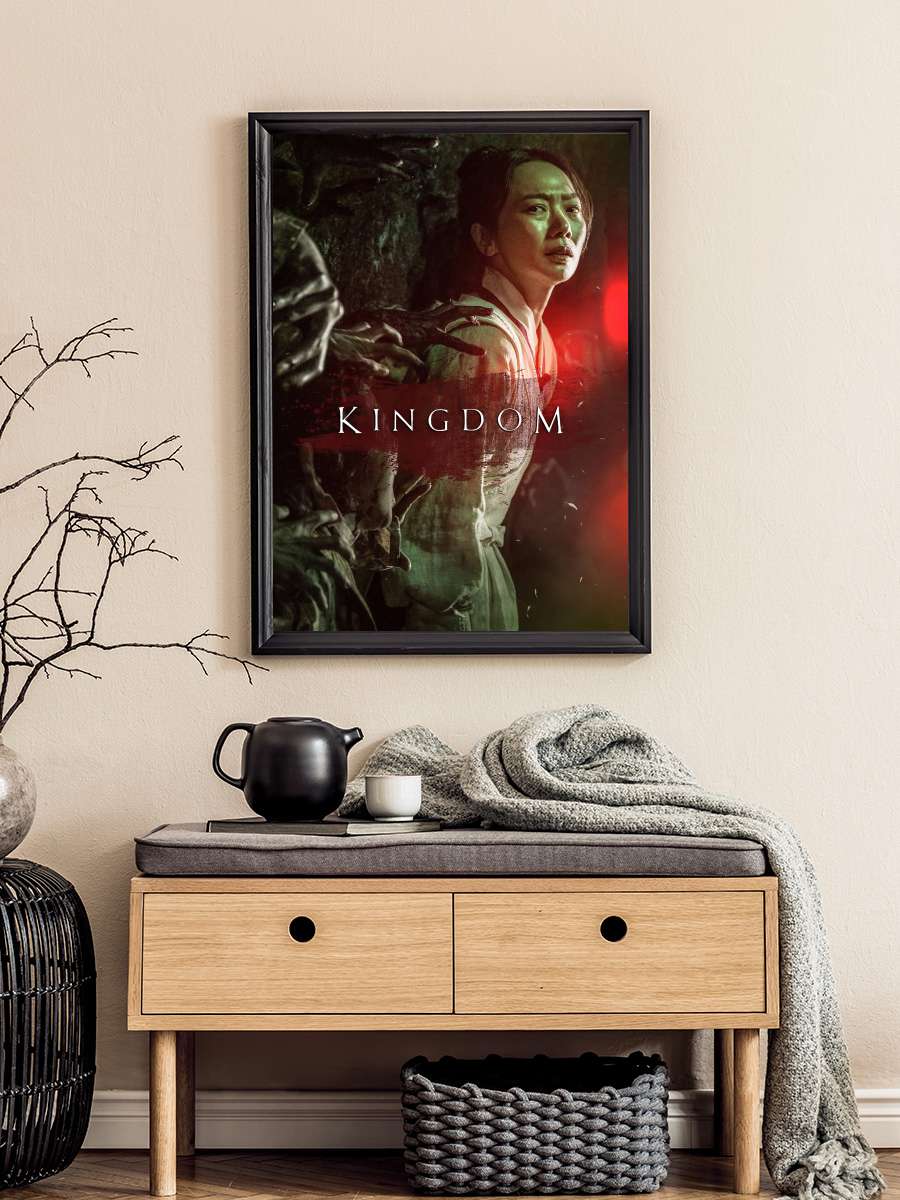 Kingdom - 킹덤 Dizi Tablo Siyah Çerçeveli Dizi Poster Duvar Tablo