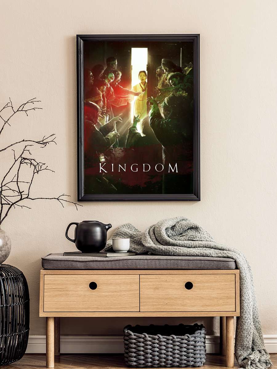 Kingdom - 킹덤 Dizi Tablo Siyah Çerçeveli Dizi Poster Duvar Tablo