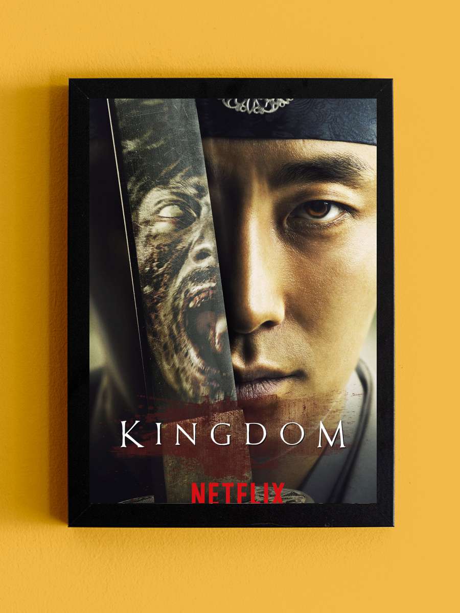 Kingdom - 킹덤 Dizi Tablo Siyah Çerçeveli Dizi Poster Duvar Tablo