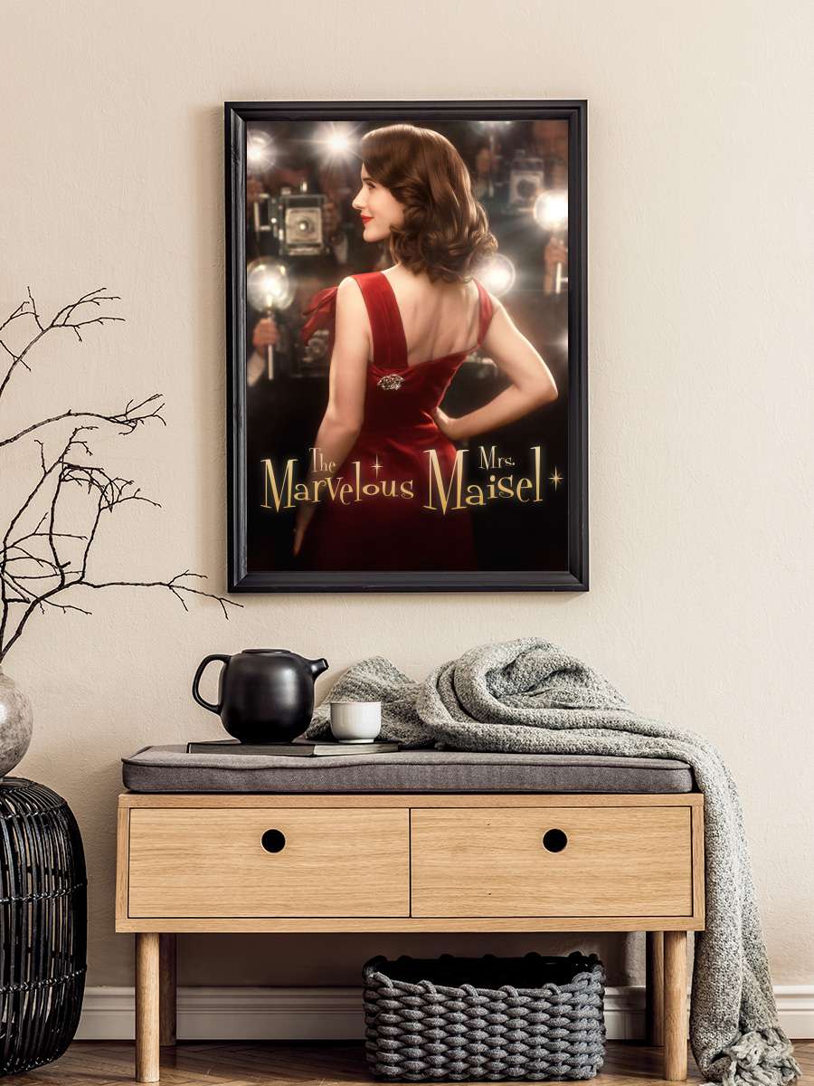 Muhteşem Bayan Maisel - The Marvelous Mrs. Maisel Dizi Tablo Siyah Çerçeveli Dizi Poster Duvar Tablo