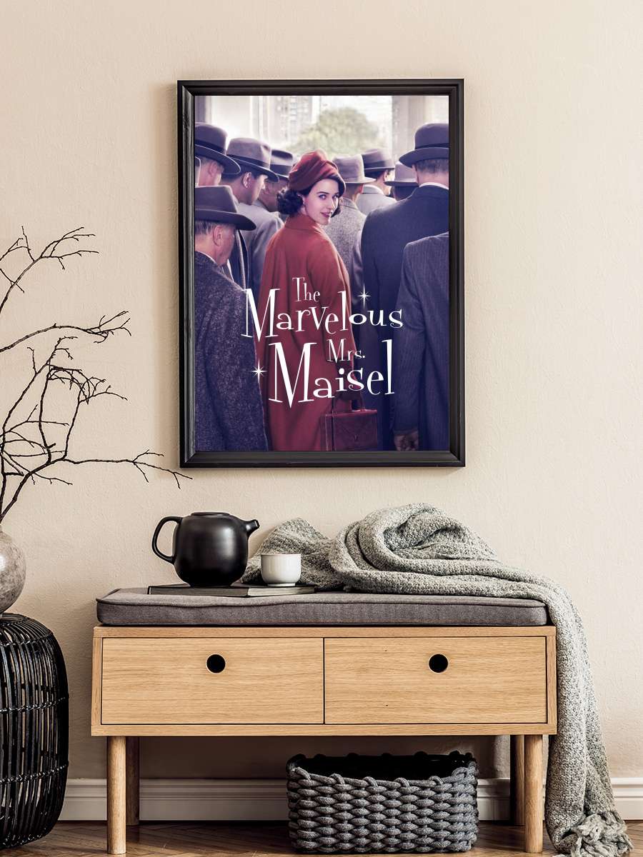 Muhteşem Bayan Maisel - The Marvelous Mrs. Maisel Dizi Tablo Siyah Çerçeveli Dizi Poster Duvar Tablo