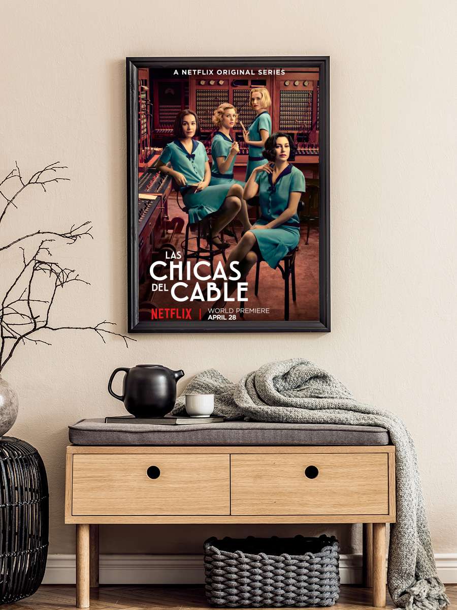 Kablo Kızları - Las chicas del cable Dizi Tablo Siyah Çerçeveli Dizi Poster Duvar Tablo