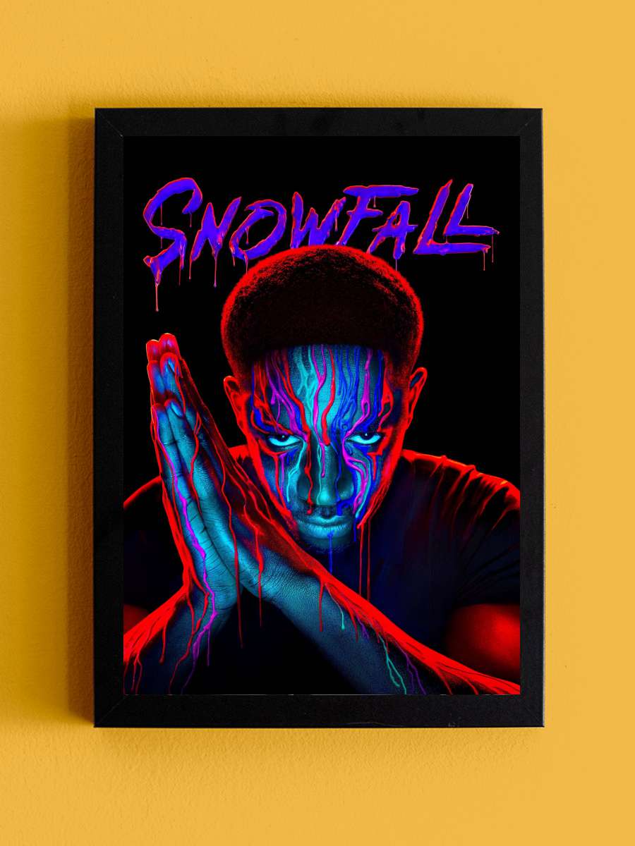 Snowfall Dizi Tablo Siyah Çerçeveli Dizi Poster Duvar Tablo