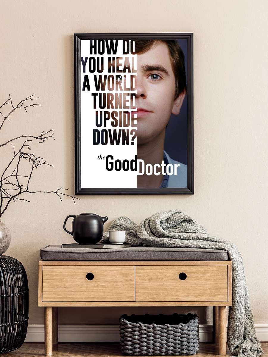 The Good Doctor Dizi Tablo Siyah Çerçeveli Dizi Poster Duvar Tablo