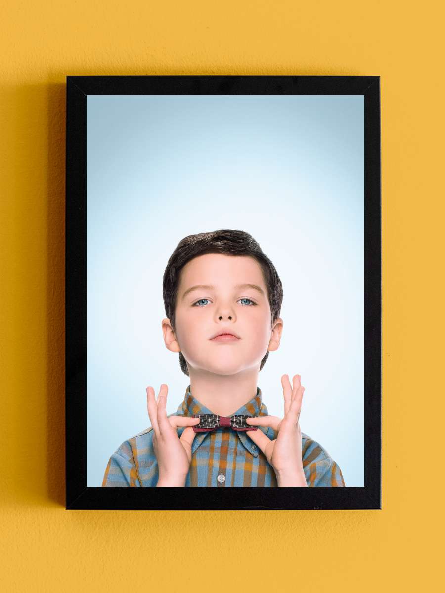 Young Sheldon Dizi Tablo Siyah Çerçeveli Dizi Poster Duvar Tablo