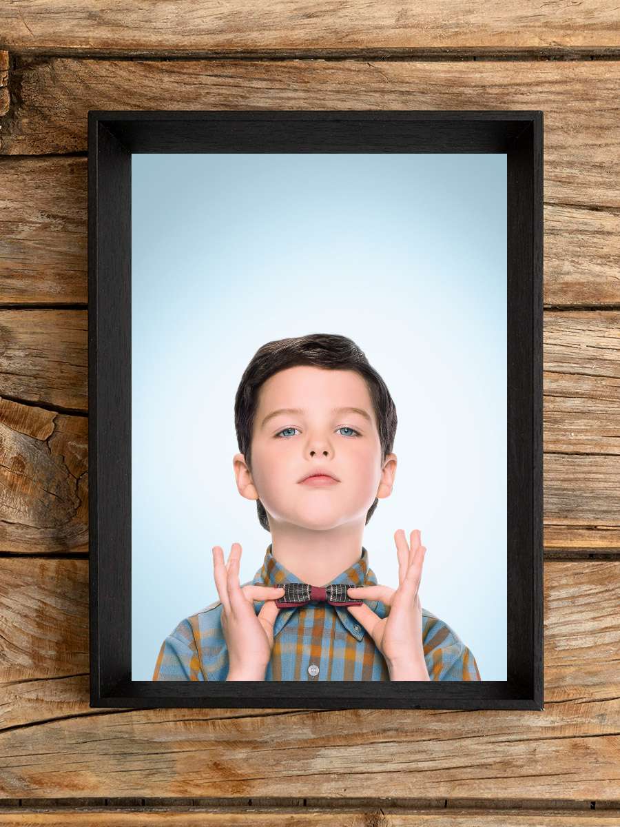 Young Sheldon Dizi Tablo Siyah Çerçeveli Dizi Poster Duvar Tablo