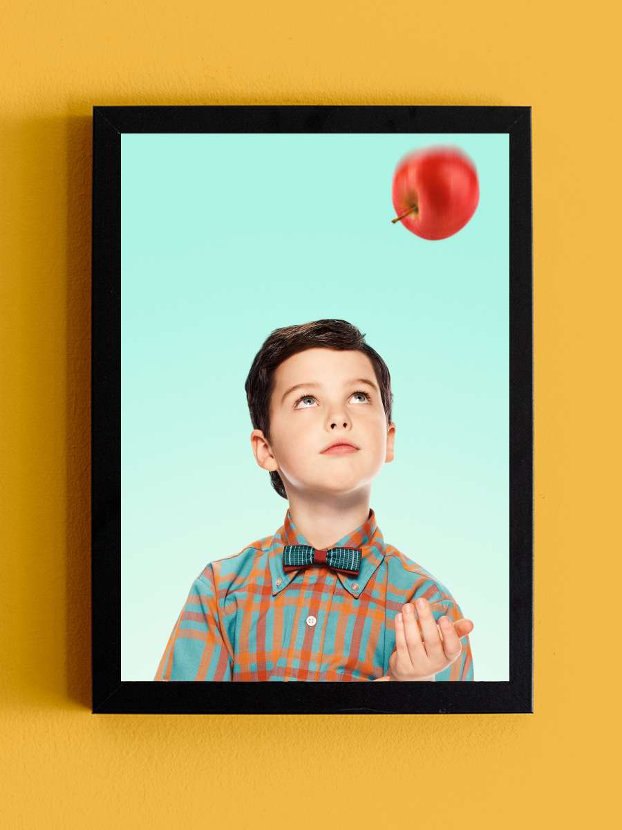 Young Sheldon Dizi Tablo Siyah Çerçeveli Dizi Poster Duvar Tablo