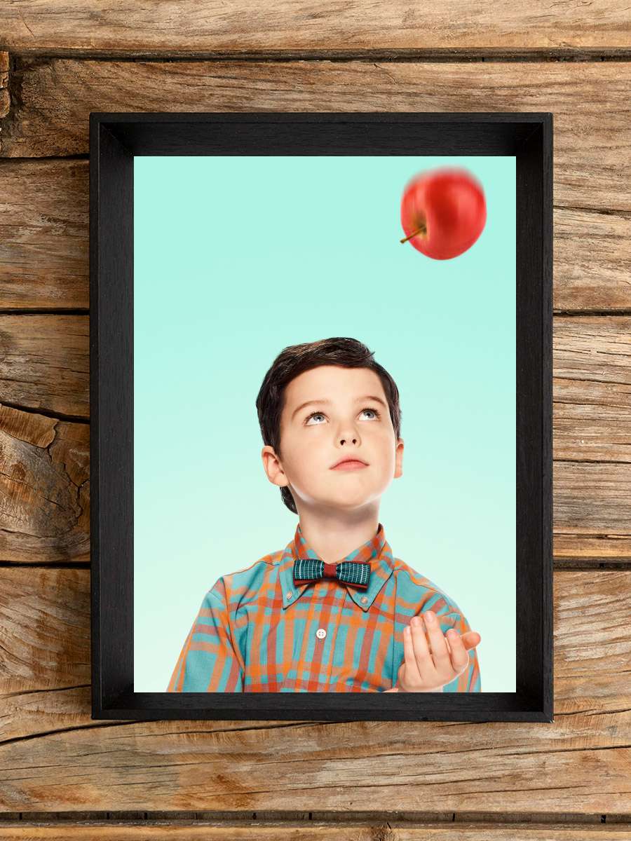 Young Sheldon Dizi Tablo Siyah Çerçeveli Dizi Poster Duvar Tablo