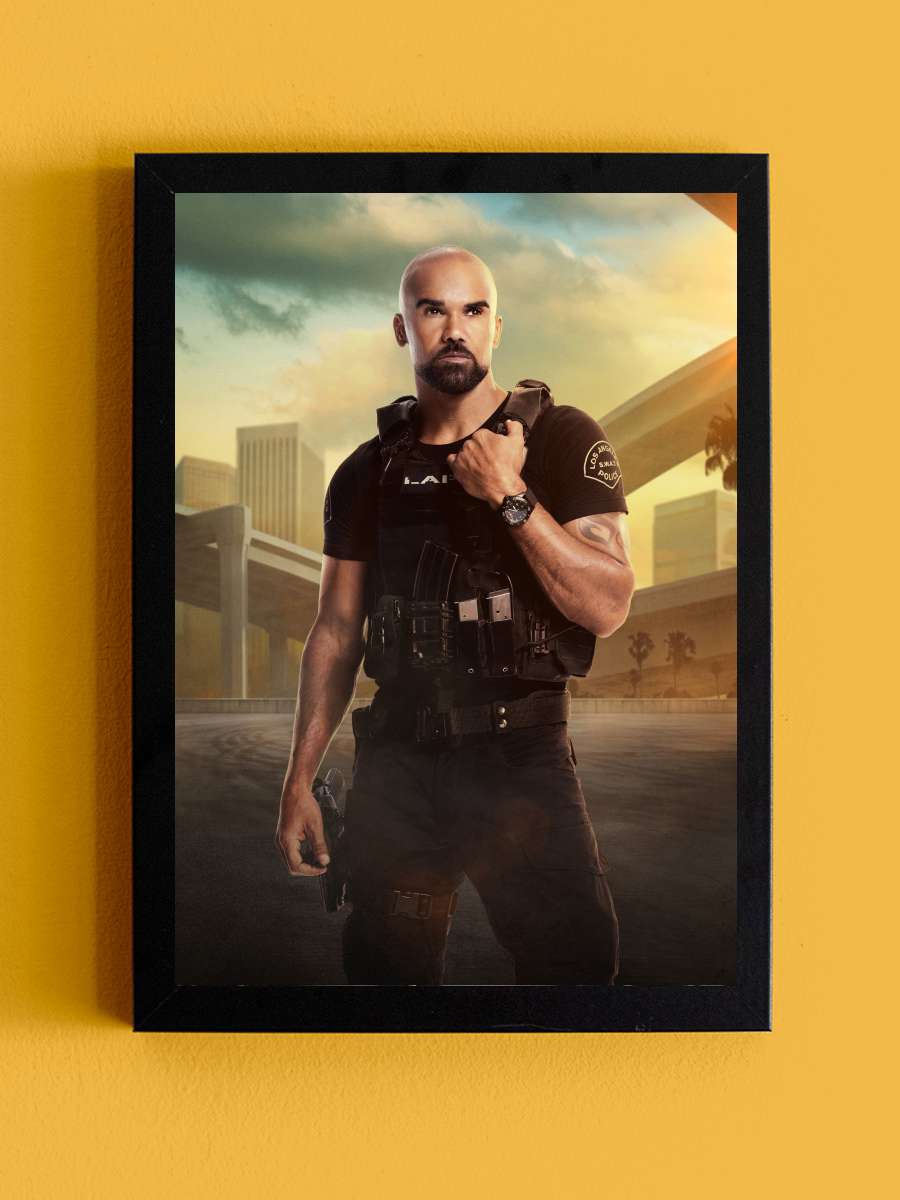 S.W.A.T. Dizi Tablo Siyah Çerçeveli Dizi Poster Duvar Tablo