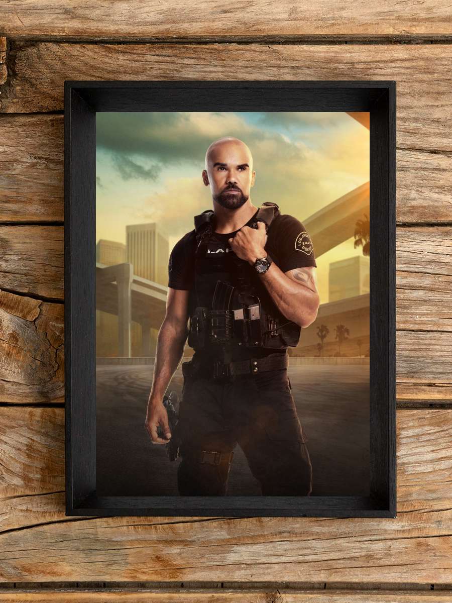 S.W.A.T. Dizi Tablo Siyah Çerçeveli Dizi Poster Duvar Tablo