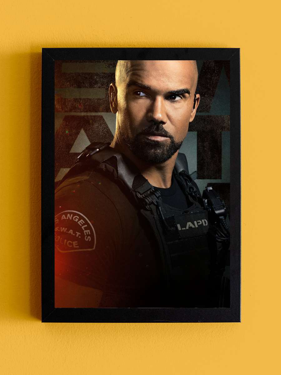 S.W.A.T. Dizi Tablo Siyah Çerçeveli Dizi Poster Duvar Tablo