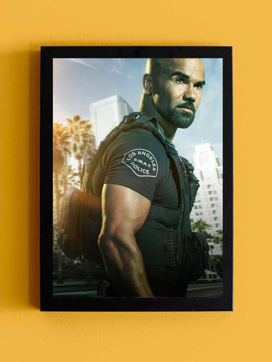 S.W.A.T. Dizi Tablo Siyah Çerçeveli Dizi Poster Duvar Tablo