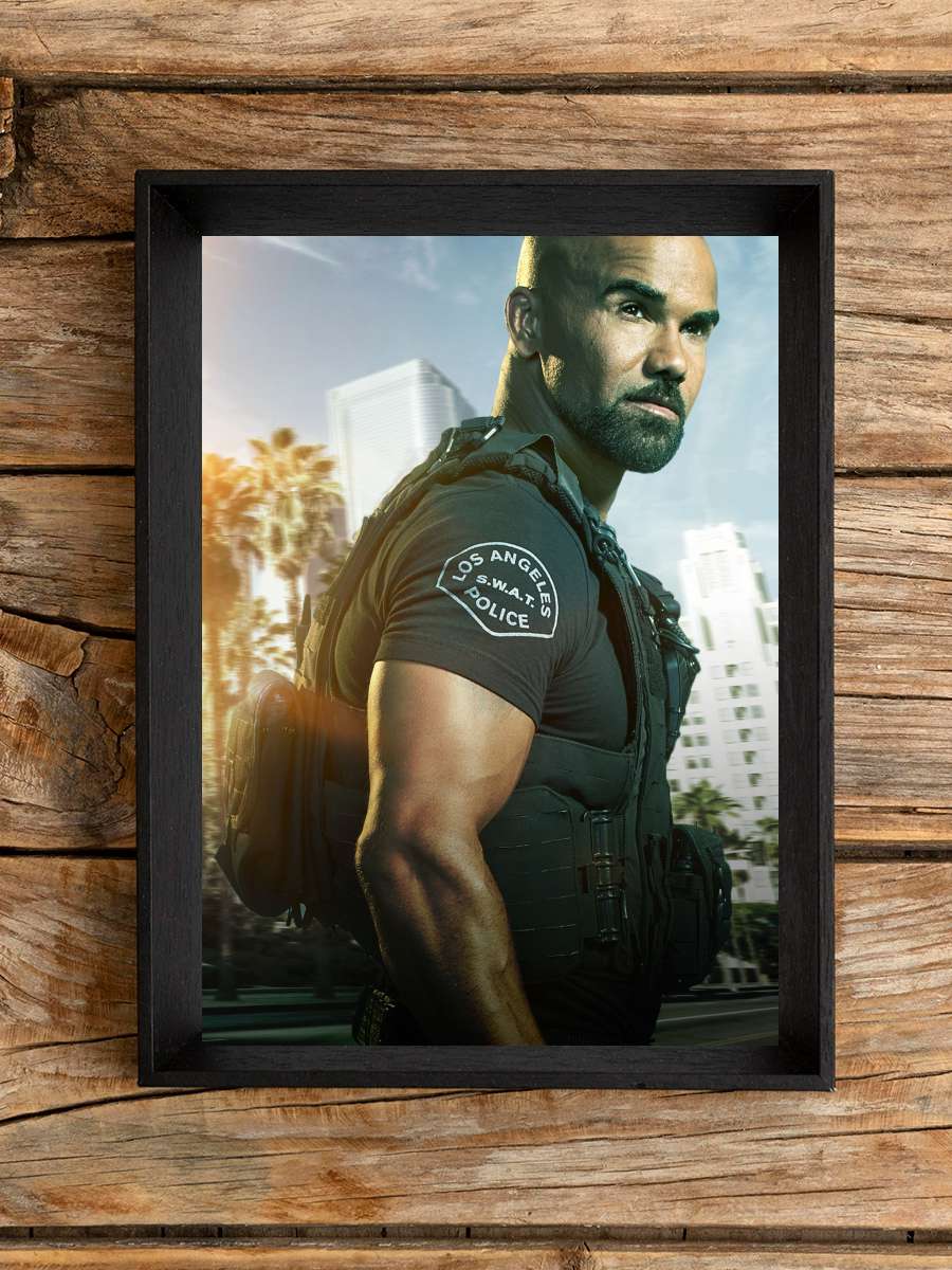 S.W.A.T. Dizi Tablo Siyah Çerçeveli Dizi Poster Duvar Tablo