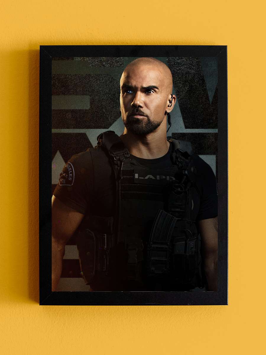 S.W.A.T. Dizi Tablo Siyah Çerçeveli Dizi Poster Duvar Tablo