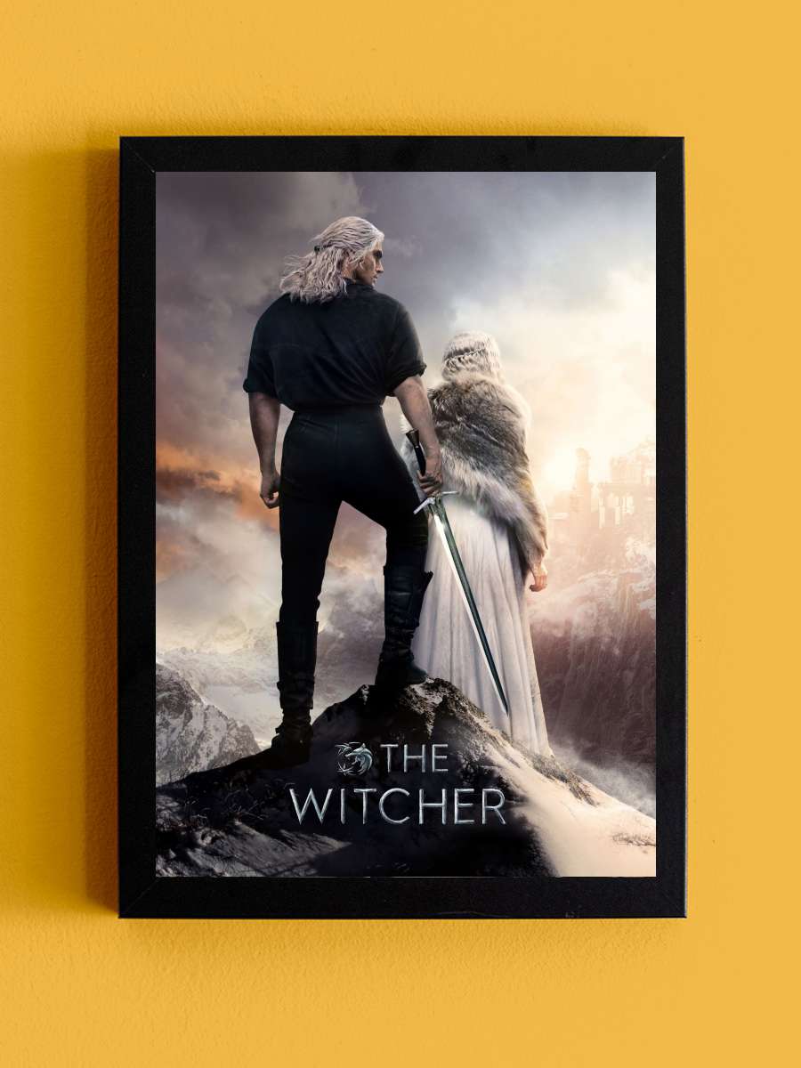 The Witcher Dizi Tablo Siyah Çerçeveli Dizi Poster Duvar Tablo