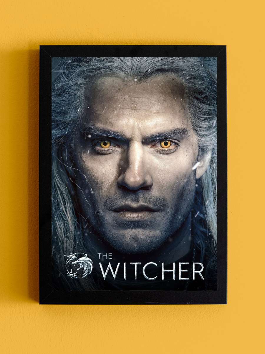 The Witcher Dizi Tablo Siyah Çerçeveli Dizi Poster Duvar Tablo