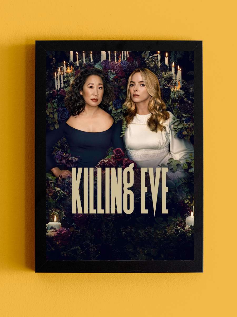 Killing Eve Dizi Tablo Siyah Çerçeveli Dizi Poster Duvar Tablo