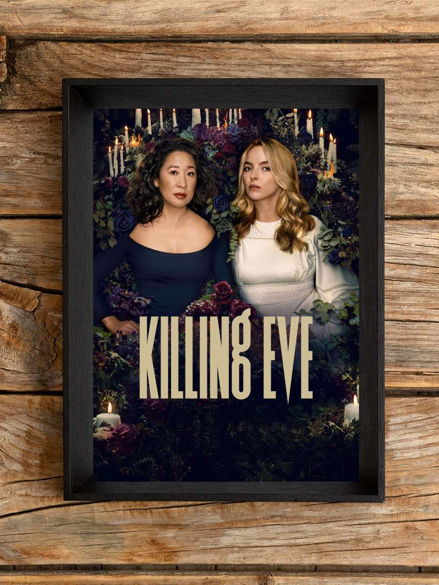 Killing Eve Dizi Tablo Siyah Çerçeveli Dizi Poster Duvar Tablo