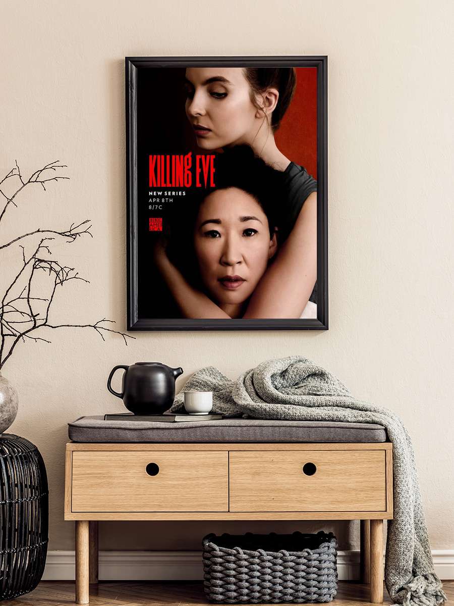 Killing Eve Dizi Tablo Siyah Çerçeveli Dizi Poster Duvar Tablo