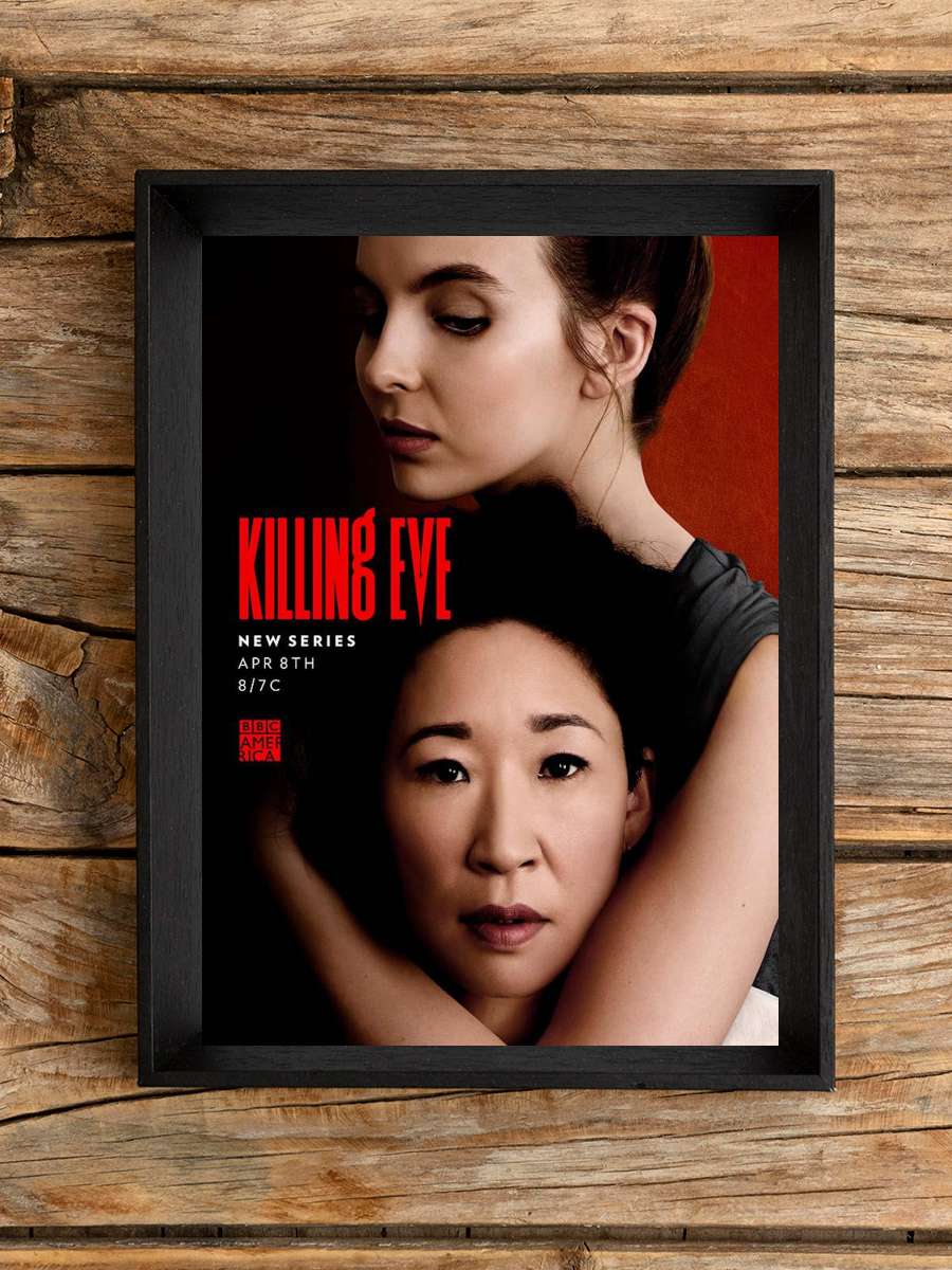 Killing Eve Dizi Tablo Siyah Çerçeveli Dizi Poster Duvar Tablo