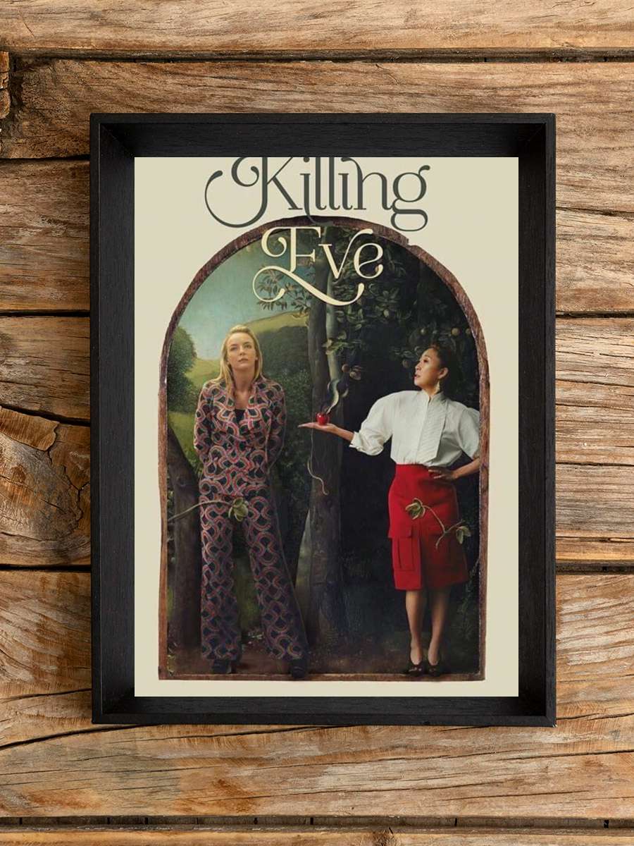 Killing Eve Dizi Tablo Siyah Çerçeveli Dizi Poster Duvar Tablo