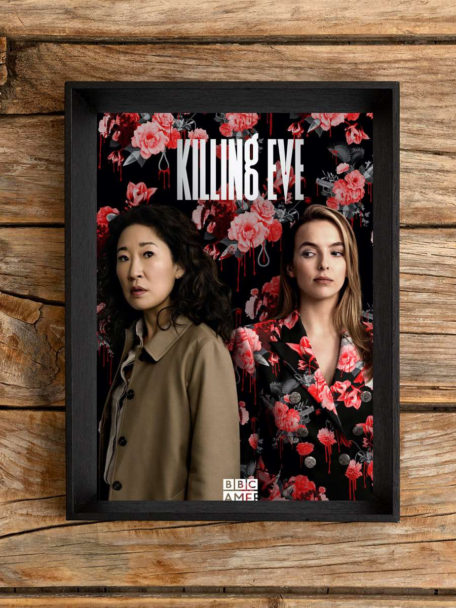 Killing Eve Dizi Tablo Siyah Çerçeveli Dizi Poster Duvar Tablo