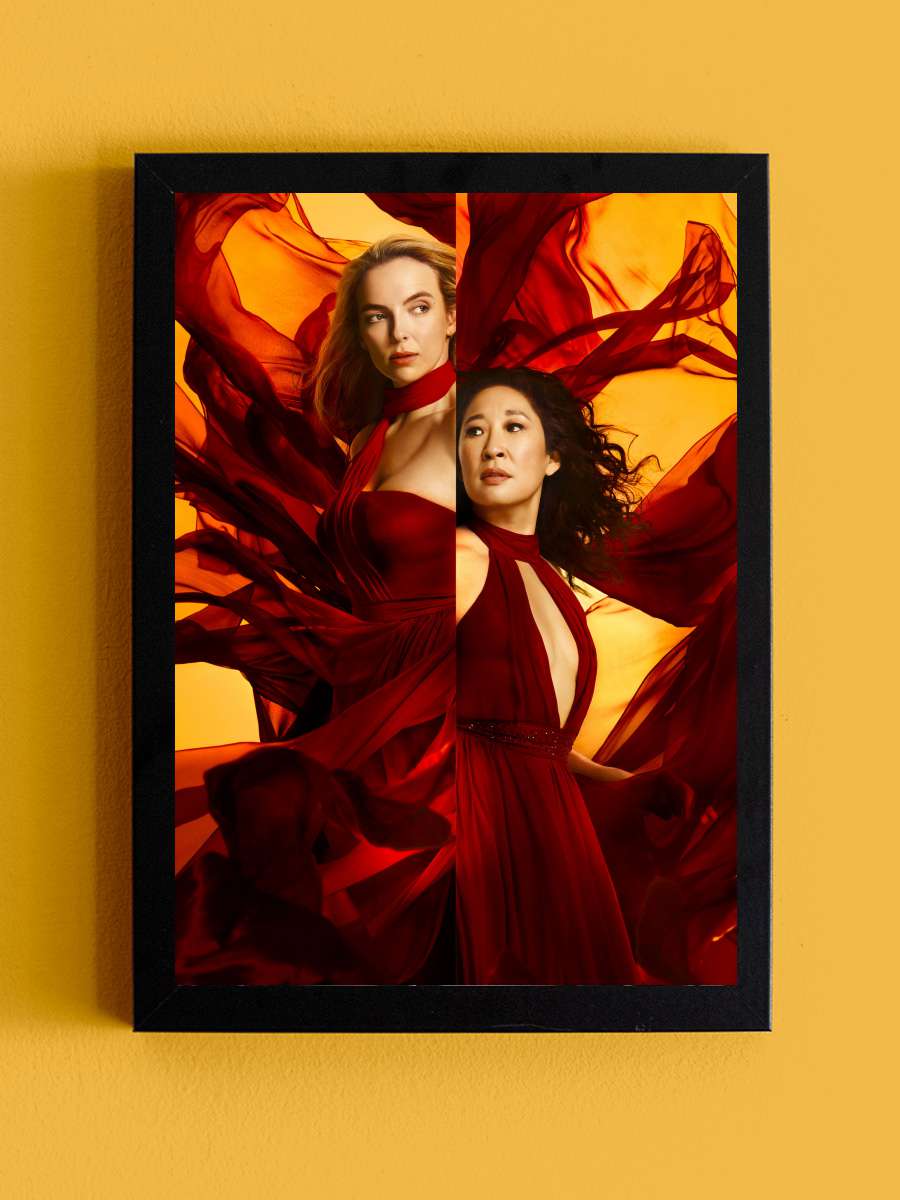 Killing Eve Dizi Tablo Siyah Çerçeveli Dizi Poster Duvar Tablo