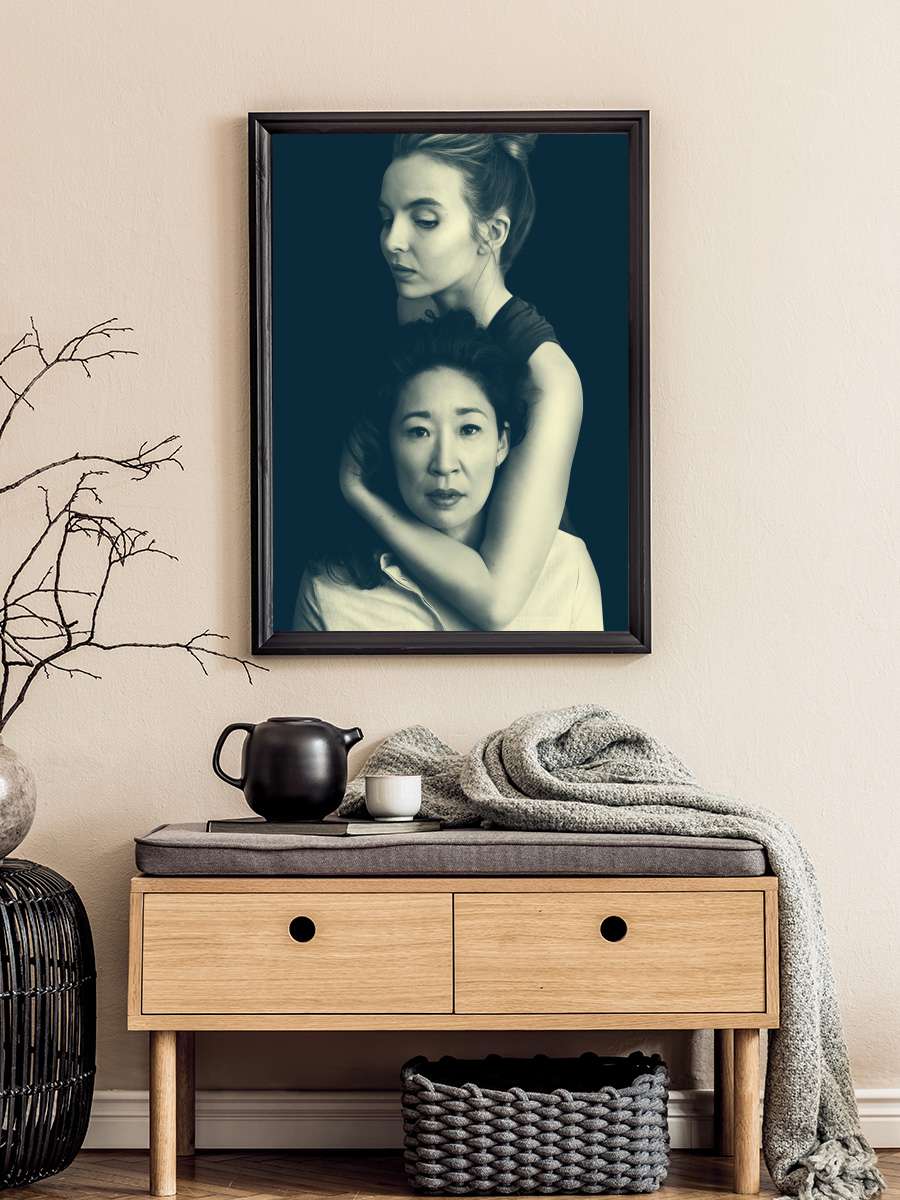 Killing Eve Dizi Tablo Siyah Çerçeveli Dizi Poster Duvar Tablo