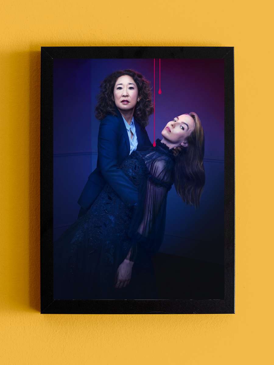 Killing Eve Dizi Tablo Siyah Çerçeveli Dizi Poster Duvar Tablo