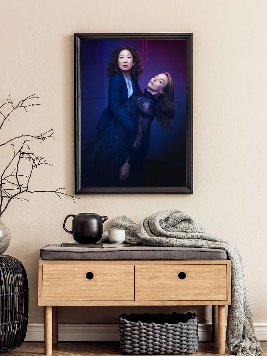 Killing Eve Dizi Tablo Siyah Çerçeveli Dizi Poster Duvar Tablo