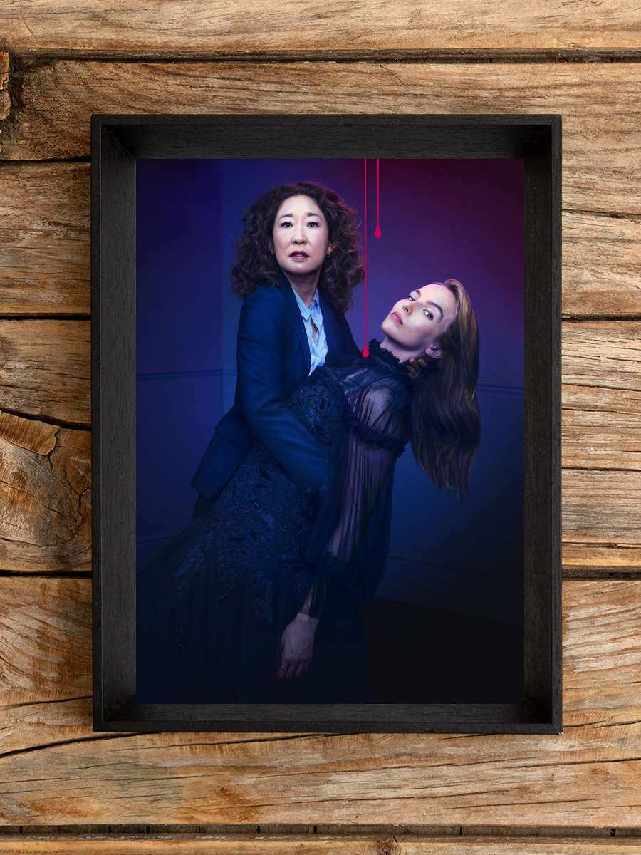 Killing Eve Dizi Tablo Siyah Çerçeveli Dizi Poster Duvar Tablo