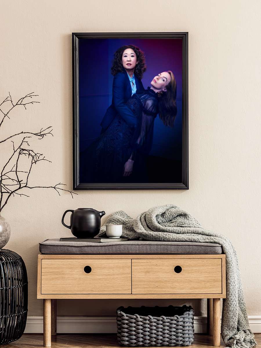 Killing Eve Dizi Tablo Siyah Çerçeveli Dizi Poster Duvar Tablo