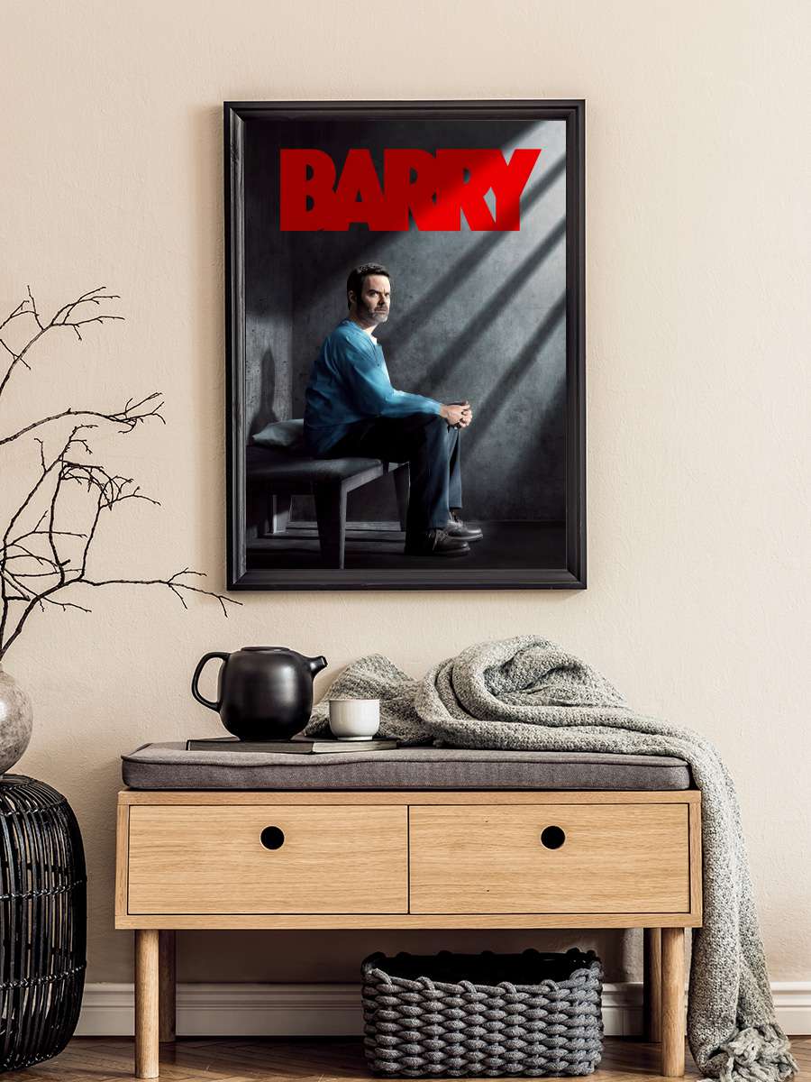 Barry Dizi Tablo Siyah Çerçeveli Dizi Poster Duvar Tablo