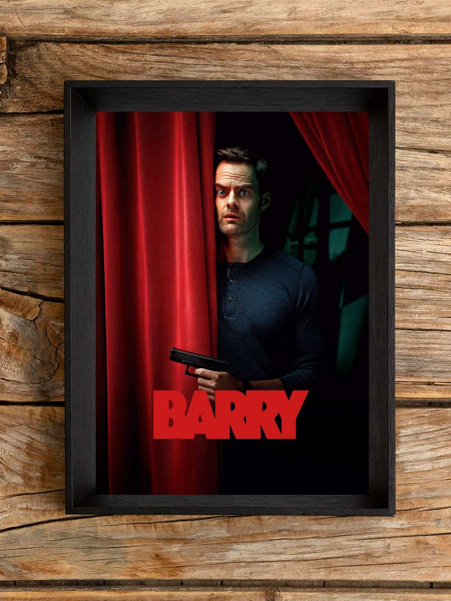 Barry Dizi Tablo Siyah Çerçeveli Dizi Poster Duvar Tablo