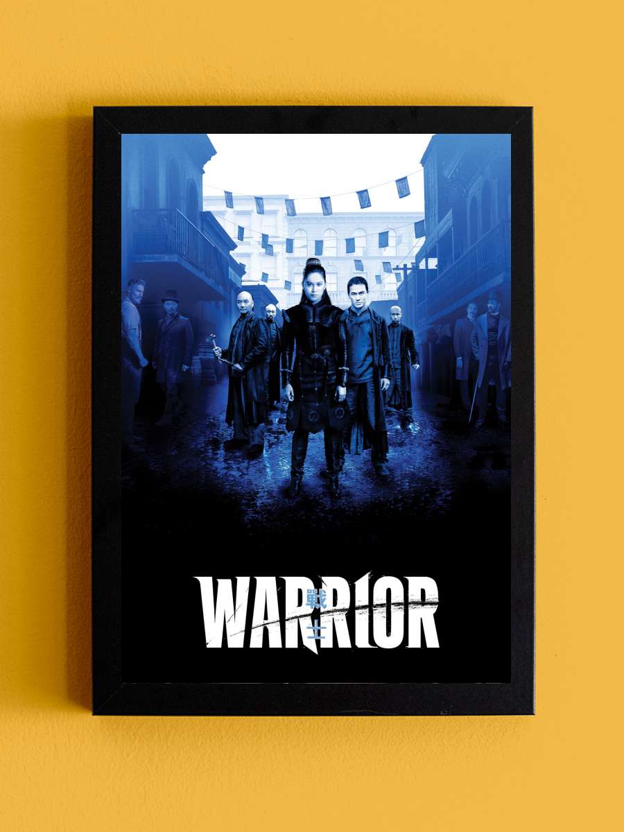 Warrior Dizi Tablo Siyah Çerçeveli Dizi Poster Duvar Tablo