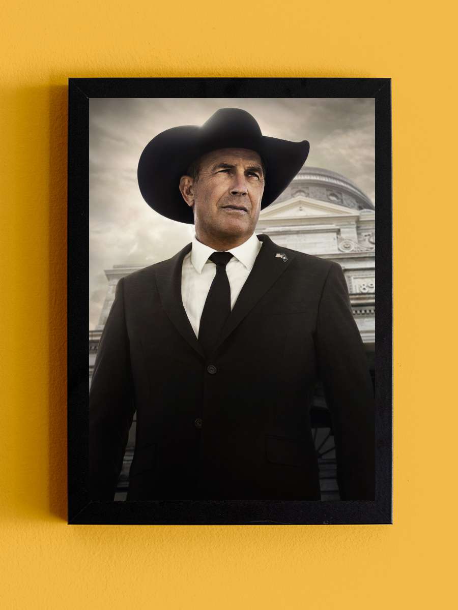 Yellowstone Dizi Tablo Siyah Çerçeveli Dizi Poster Duvar Tablo