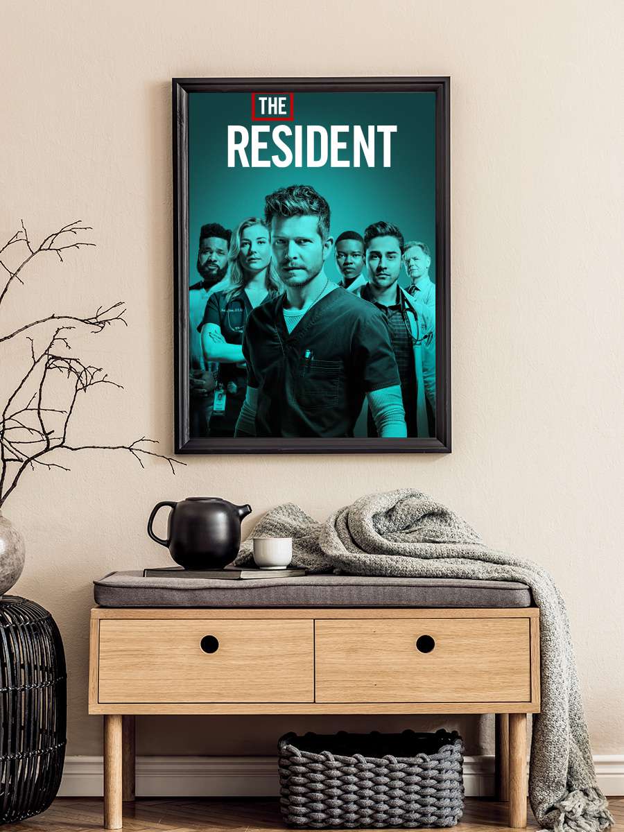 The Resident Dizi Tablo Siyah Çerçeveli Dizi Poster Duvar Tablo