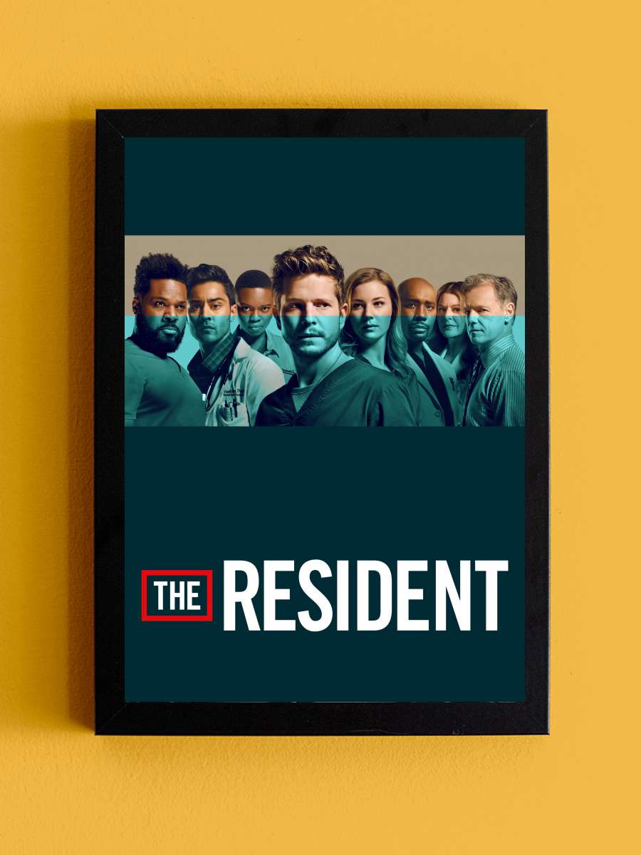 The Resident Dizi Tablo Siyah Çerçeveli Dizi Poster Duvar Tablo