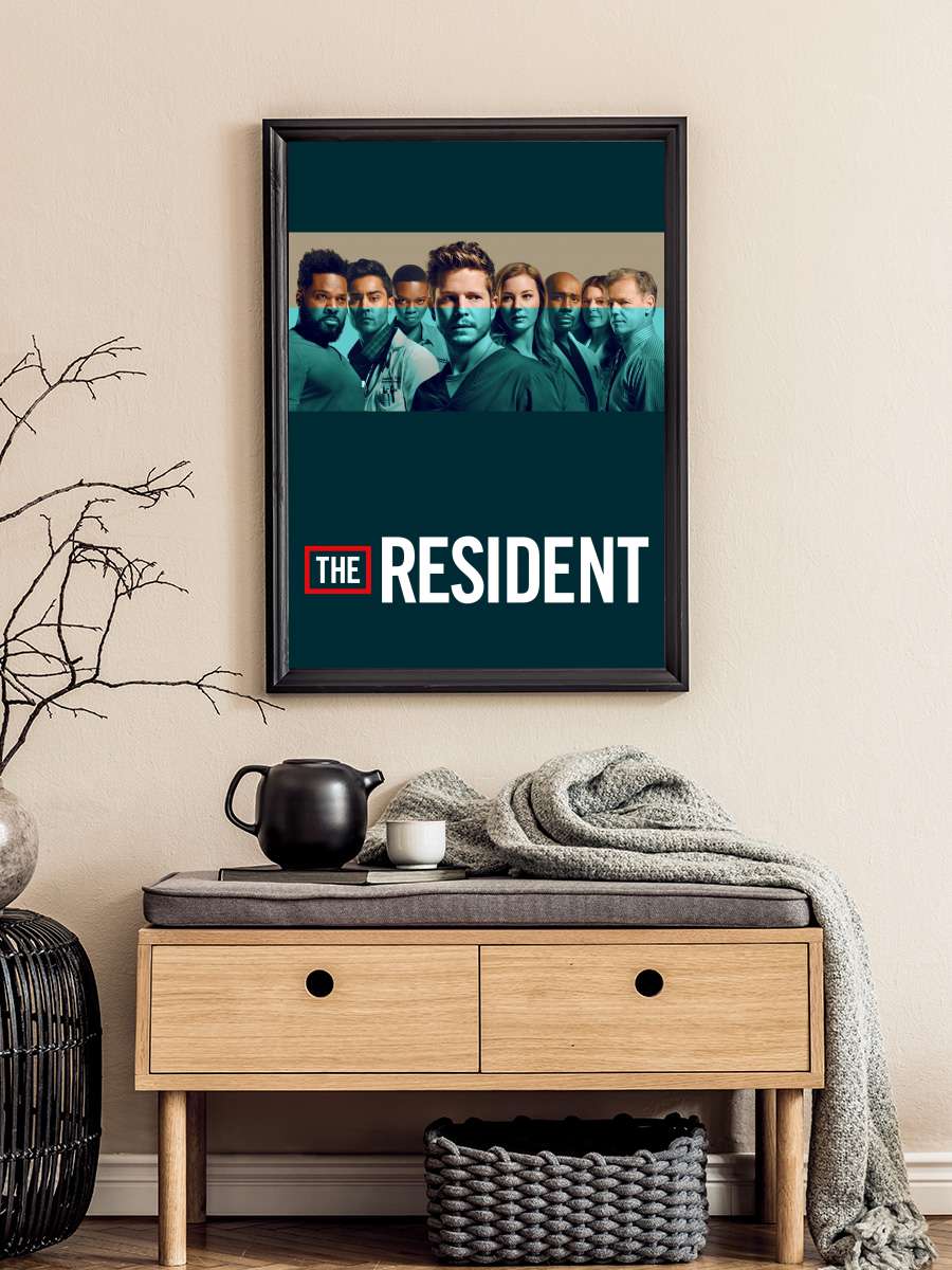 The Resident Dizi Tablo Siyah Çerçeveli Dizi Poster Duvar Tablo