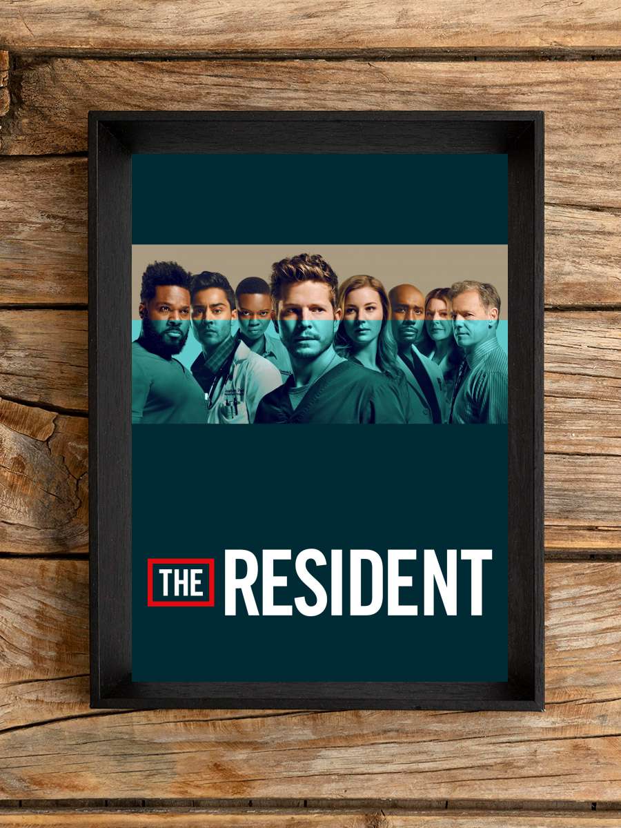 The Resident Dizi Tablo Siyah Çerçeveli Dizi Poster Duvar Tablo