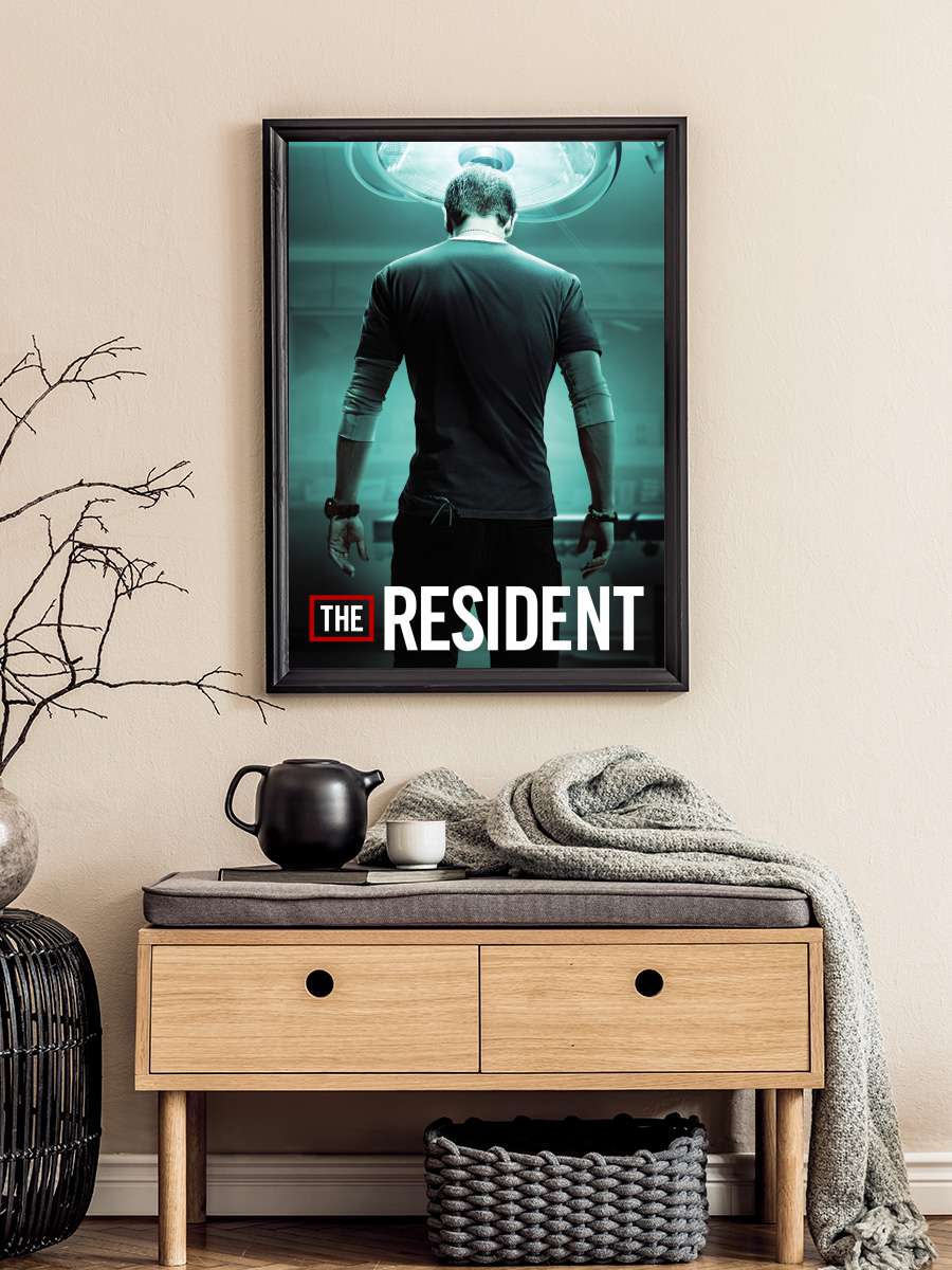 The Resident Dizi Tablo Siyah Çerçeveli Dizi Poster Duvar Tablo