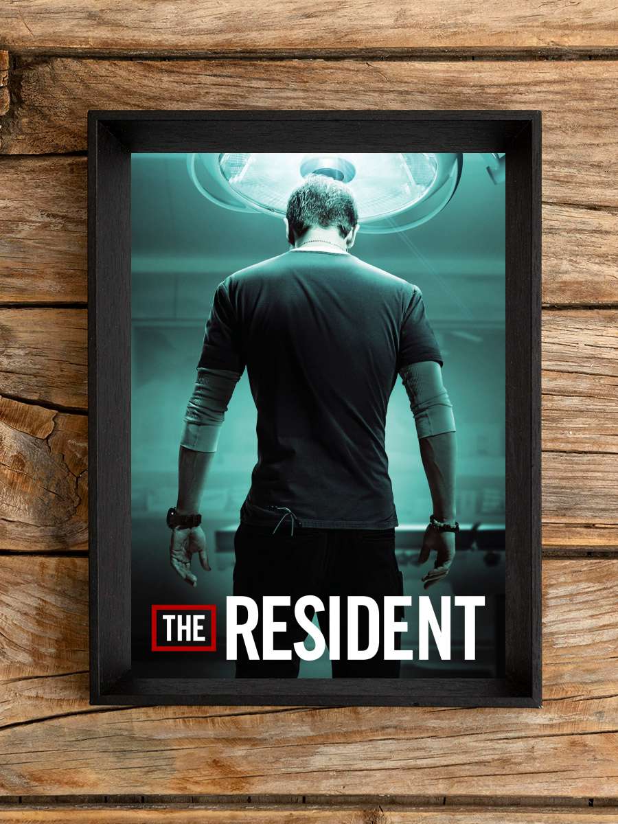 The Resident Dizi Tablo Siyah Çerçeveli Dizi Poster Duvar Tablo